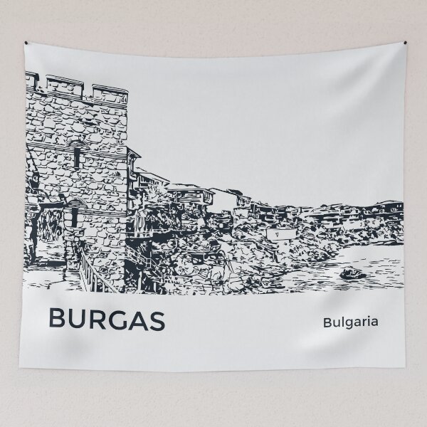 Item preview, Burgas Bulgaria designed and sold by Lakeric Cityscapes.