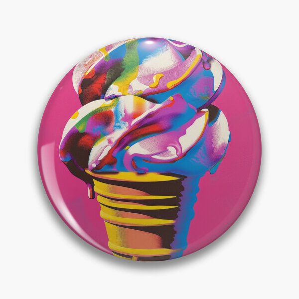 Item preview, Ice Cream Cone Pop Art 6 designed and sold by AstroRisq.