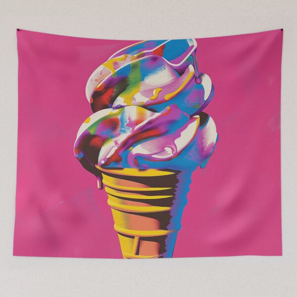 Item preview, Ice Cream Cone Pop Art 6 designed and sold by AstroRisq.