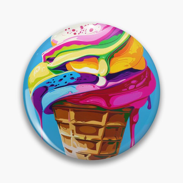 Item preview, Ice Cream Cone Pop Art 7 designed and sold by AstroRisq.