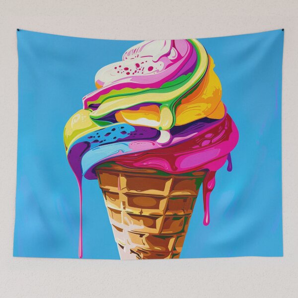Item preview, Ice Cream Cone Pop Art 7 designed and sold by AstroRisq.