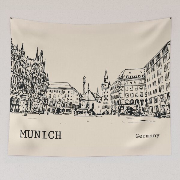 Item preview, Munich Germany designed and sold by Lakeric Cityscapes.