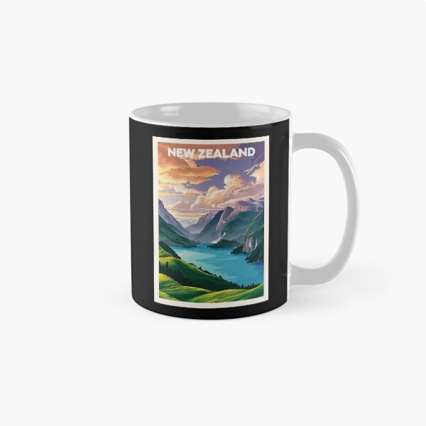 Item preview, New Zealand, Travel Art designed and sold by PinkandP.