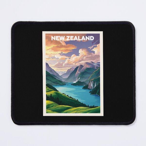 Item preview, New Zealand, Travel Art designed and sold by PinkandP.