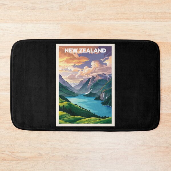 Item preview, New Zealand, Travel Art designed and sold by PinkandP.