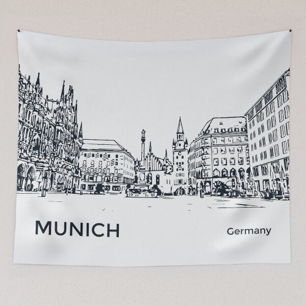 Item preview, Munich Germany designed and sold by Lakeric Cityscapes.