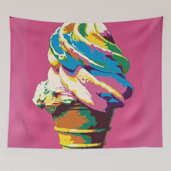 Item preview, Ice Cream Cone Pop Art 8 designed and sold by AstroRisq.