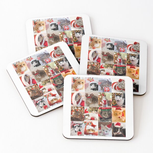 Item preview, Christmas Cats Photo Collage designed and sold by ColorfulPrints.
