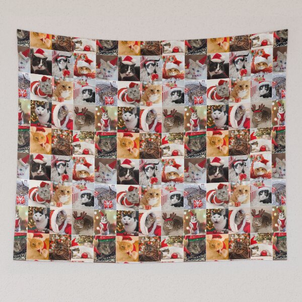 Item preview, Christmas Cats Photo Collage designed and sold by ColorfulPrints.