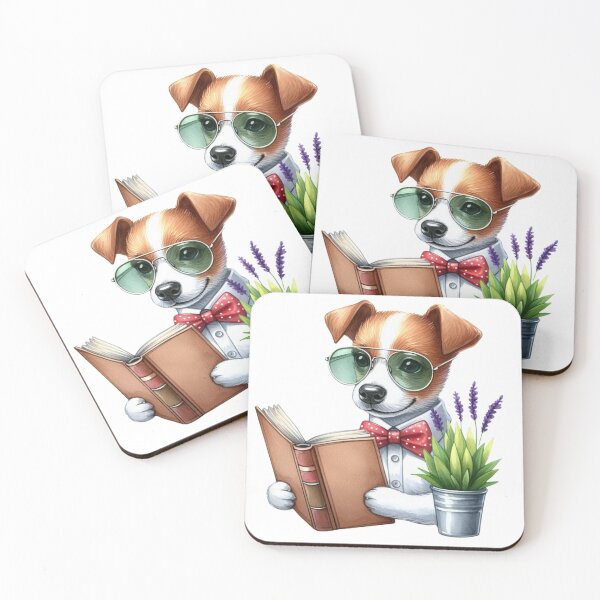 Item preview, Cute Little Puppy Dog Reading Book designed and sold by darsh30.