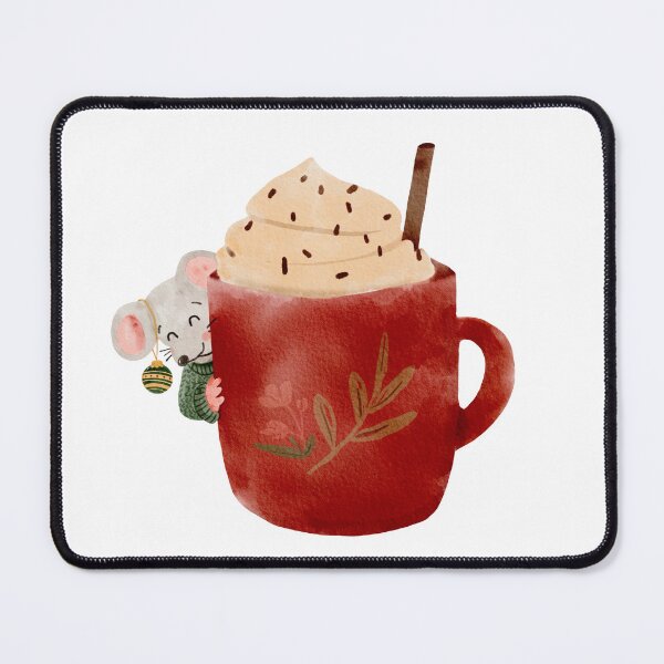 Item preview, Christmas Cute Mouse Illustration designed and sold by Sabrina Coloma.