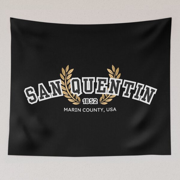 Item preview, San Quentin Prison University, Black and White designed and sold by UNK-Fatigues.