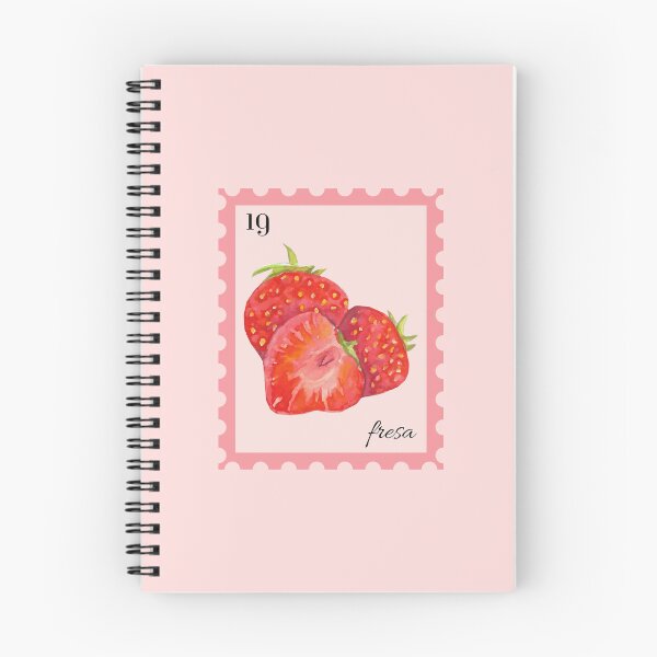 Item preview, Strawberry La Fresa Watercolor Spanish Fruit Postage Stamp  designed and sold by CraftCartelArt.
