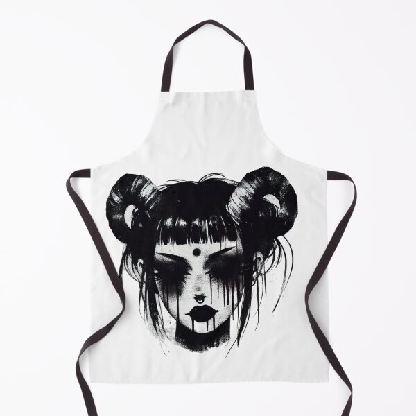 Item preview, Dark Anime Girl Portrait designed and sold by Emegan Print Art.
