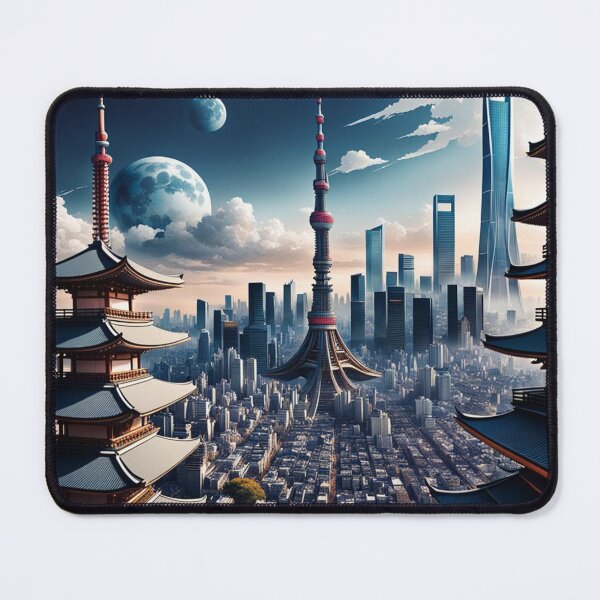 Item preview, Tokyo Meets Tomorrow designed and sold by ZenOfAIarts.