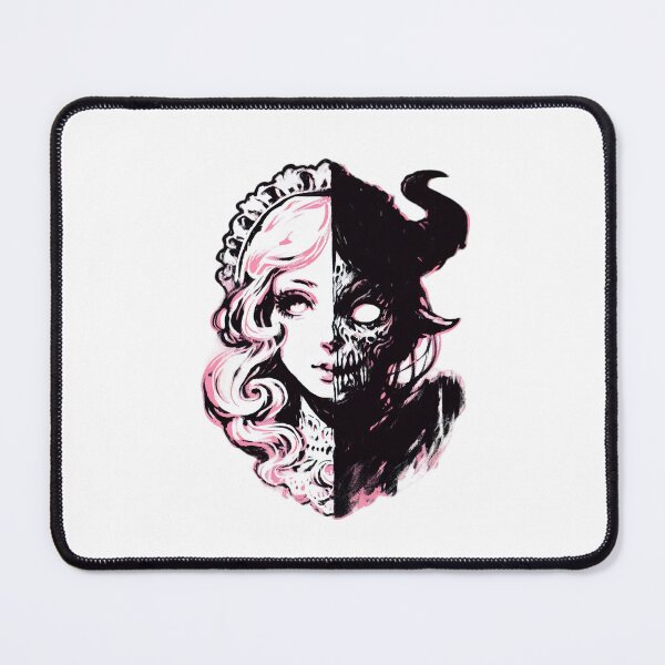 Item preview, Angel & Demon Portrait designed and sold by Emegan Print Art.