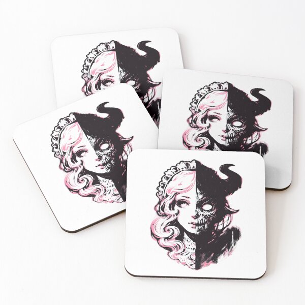 Item preview, Angel & Demon Portrait  designed and sold by Emegan Print Art.