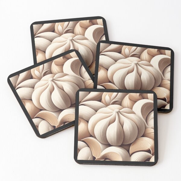 Item preview, Abstract Garlic Vegetable Design designed and sold by TribalioDesigns.