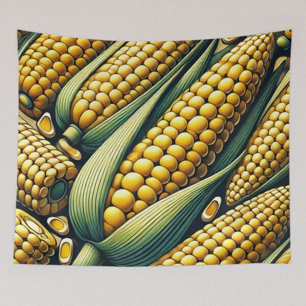 Item preview, Abstract Corn Design designed and sold by TribalioDesigns.