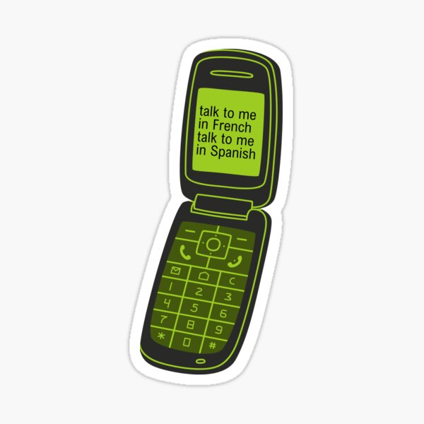 Item preview, talk to me in french talk to me in spanish designed and sold by karma-style.