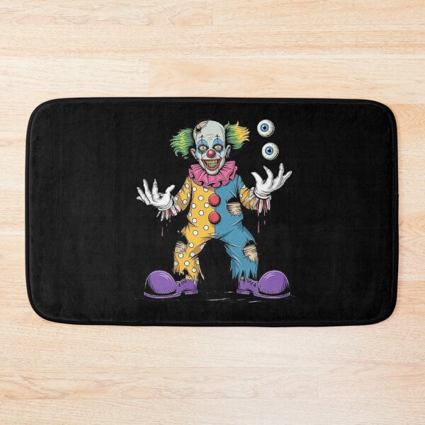 Item preview, Spooky Clown with Juggling Eyes – Creepy Circus Clown Art designed and sold by love3617.