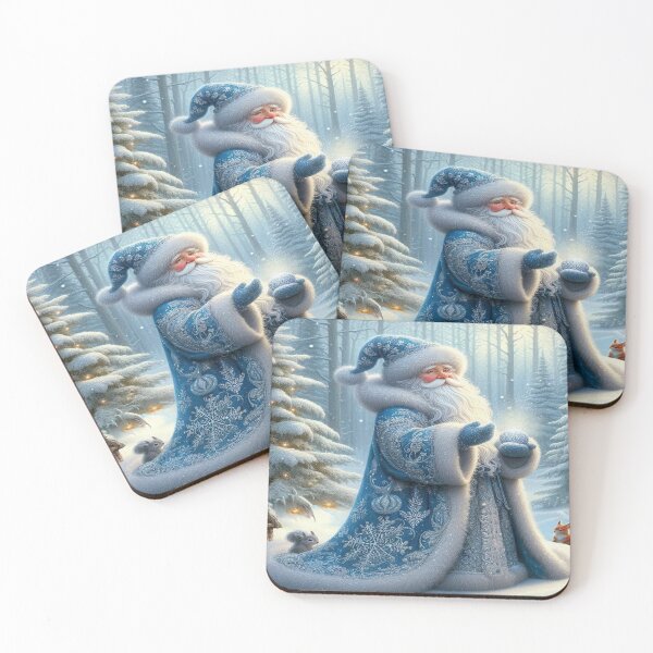Item preview, cozy holiday feel Christmas Santa Claus  Winter Landscape,RBCozyHolidays,CozyHolidays designed and sold by Expressions-Sel.