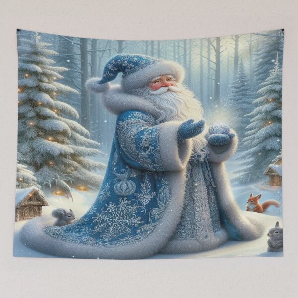 Item preview, cozy holiday feel Christmas Santa Claus  Winter Landscape,RBCozyHolidays,CozyHolidays designed and sold by Expressions-Sel.