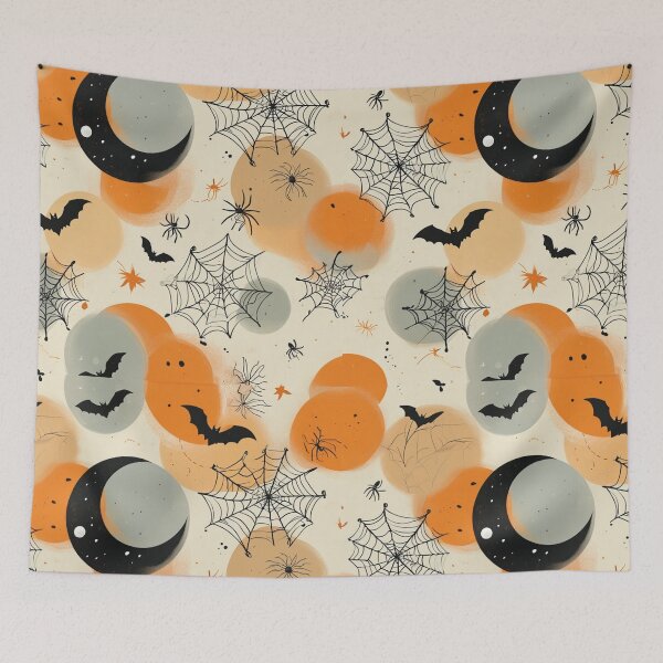 Item preview, BOHO Halloween Pattern: Cozy Elegance with a Minimalist Twist designed and sold by DEEPDesignsART.