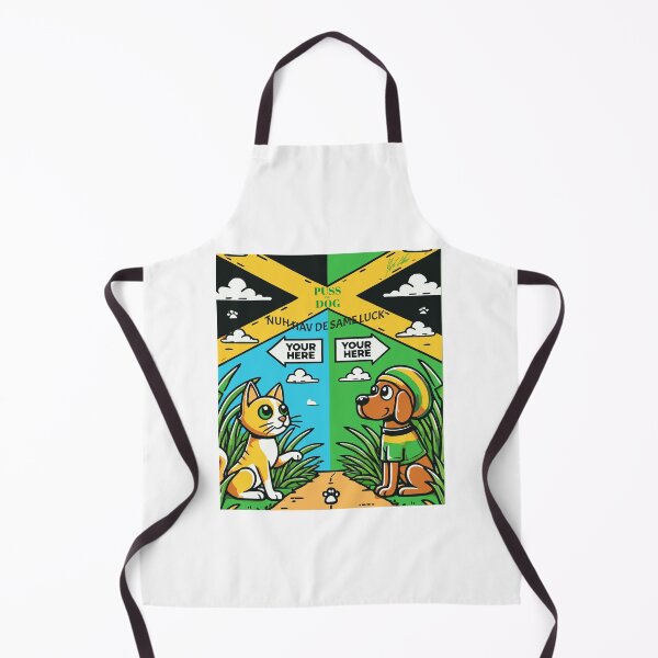 Item preview, Jamaican Inspirational Quote Design, "Puss and Dod Nuh Hav De Same Luck" Jamaican Proverbs, Bold Jamaican Quote Caribbean Wisdom Quote Design designed and sold by KaribbeanPosse.