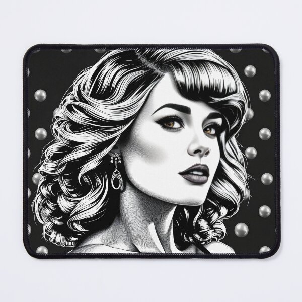 Item preview, Pin Up pattern #3 designed and sold by Kaleidoscope Print.