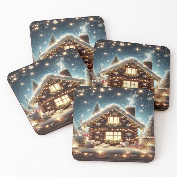 Item preview, cozy holiday feel Christmas decoration House of sweets  Winter Landscape,RBCozyHolidays,CozyHolidays designed and sold by Expressions-Sel.