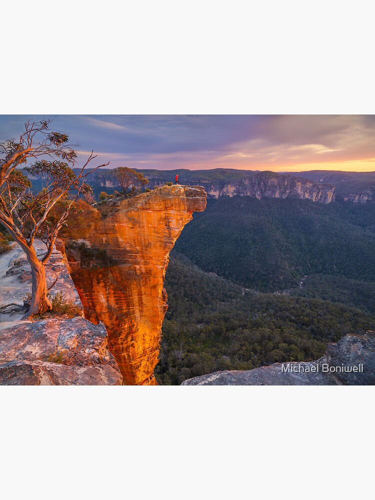 Thumbnail 2 of 2, Art Board Print, Hanging Rock, Blackheath, Blue Mountains, New South Wales, Australia designed and sold by Chockstone.