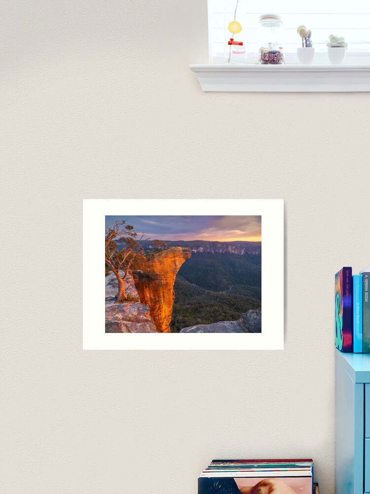 Thumbnail 2 of 3, Art Print, Hanging Rock, Blackheath, Blue Mountains, New South Wales, Australia designed and sold by Chockstone.