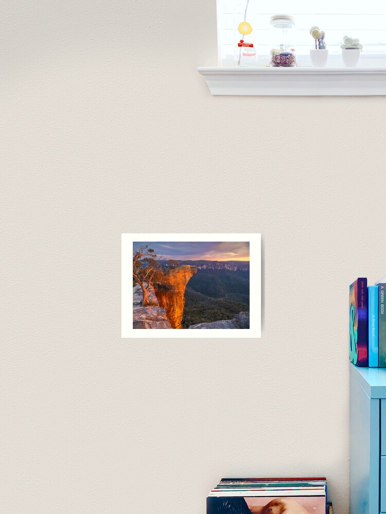 Thumbnail 2 of 3, Art Print, Hanging Rock, Blackheath, Blue Mountains, New South Wales, Australia designed and sold by Chockstone.