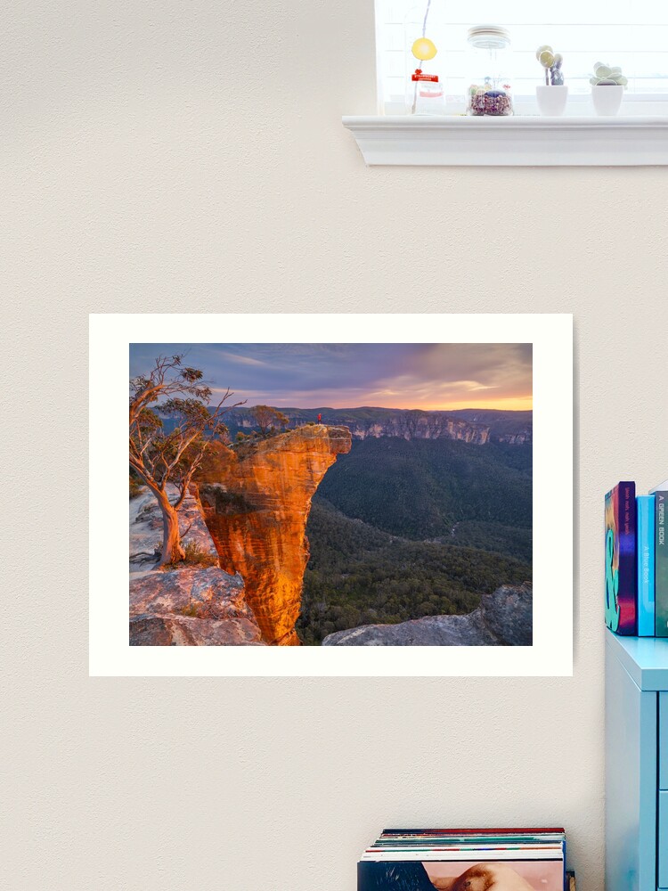 Thumbnail 2 of 3, Art Print, Hanging Rock, Blackheath, Blue Mountains, New South Wales, Australia designed and sold by Chockstone.
