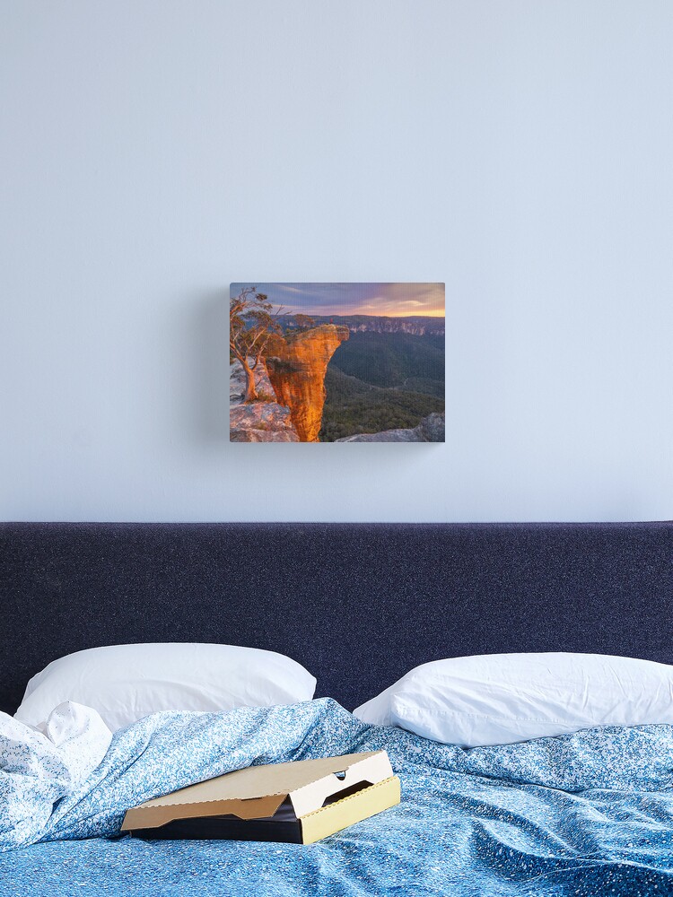 Thumbnail 2 of 3, Canvas Print, Hanging Rock, Blackheath, Blue Mountains, New South Wales, Australia designed and sold by Chockstone.