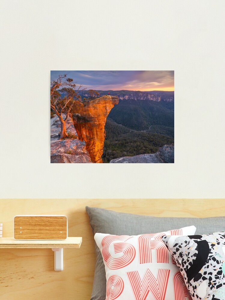 Thumbnail 2 of 3, Photographic Print, Hanging Rock, Blackheath, Blue Mountains, New South Wales, Australia designed and sold by Chockstone.