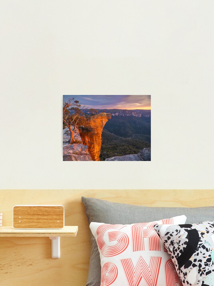 Thumbnail 2 of 3, Photographic Print, Hanging Rock, Blackheath, Blue Mountains, New South Wales, Australia designed and sold by Chockstone.