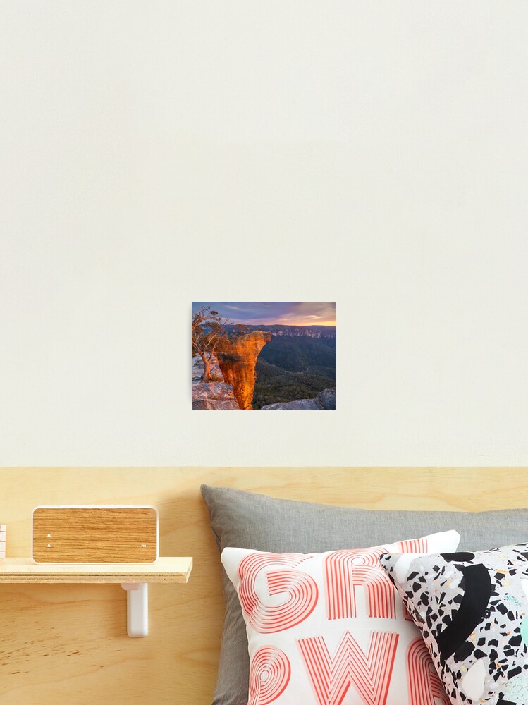 Thumbnail 2 of 3, Photographic Print, Hanging Rock, Blackheath, Blue Mountains, New South Wales, Australia designed and sold by Chockstone.