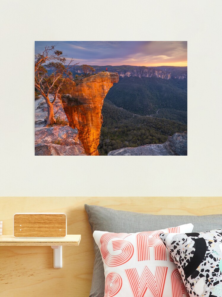 Thumbnail 2 of 3, Photographic Print, Hanging Rock, Blackheath, Blue Mountains, New South Wales, Australia designed and sold by Chockstone.