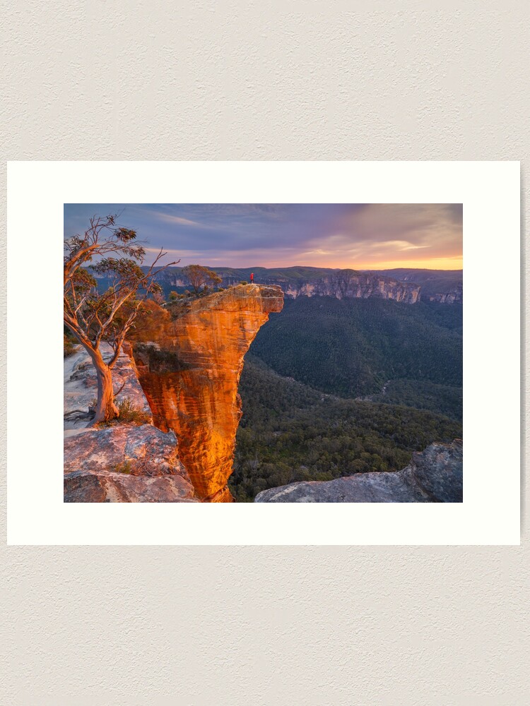 Thumbnail 1 of 3, Art Print, Hanging Rock, Blackheath, Blue Mountains, New South Wales, Australia designed and sold by Chockstone.