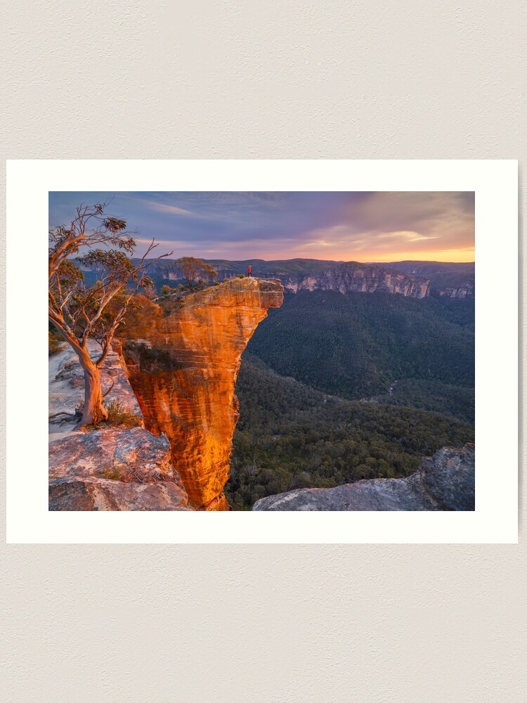 Thumbnail 1 of 3, Art Print, Hanging Rock, Blackheath, Blue Mountains, New South Wales, Australia designed and sold by Chockstone.