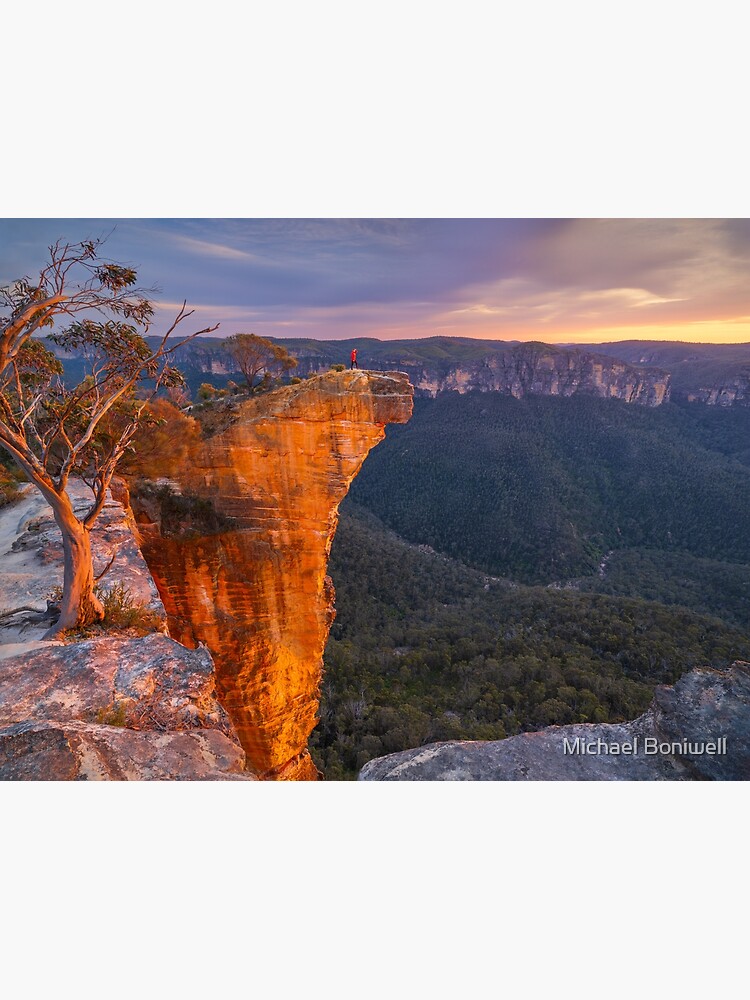 Thumbnail 3 of 3, Art Print, Hanging Rock, Blackheath, Blue Mountains, New South Wales, Australia designed and sold by Chockstone.