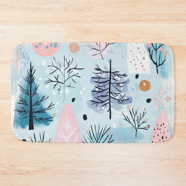 Item preview, Winter Doodles - Stylized Pastel Forest designed and sold by Fab-Haven.