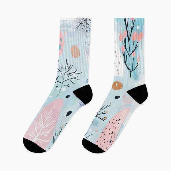 Item preview, Winter Doodles - Stylized Pastel Forest designed and sold by Fab-Haven.