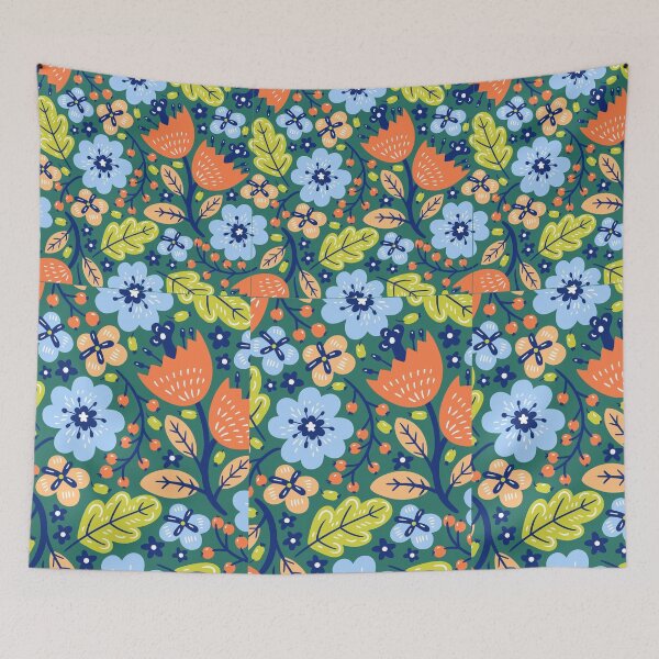 Item preview, Floral seamless pattern  designed and sold by Kelli Campbell.