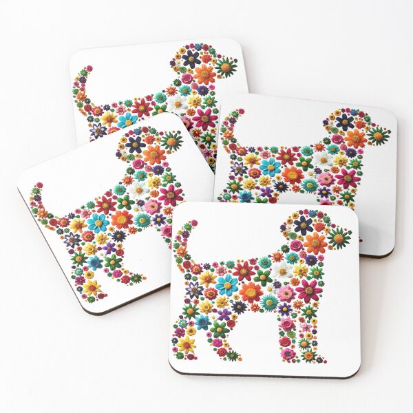 Item preview, Colorful Flower Dog T-Shirt | Unique & Stylish Design for Dog Lovers designed and sold by tennsuicom.
