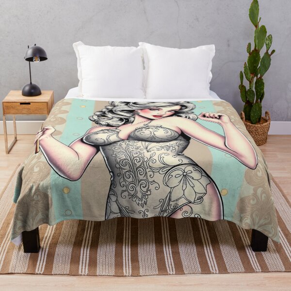 Item preview, Pin Up pattern #7 designed and sold by Kaleidoscope Print.