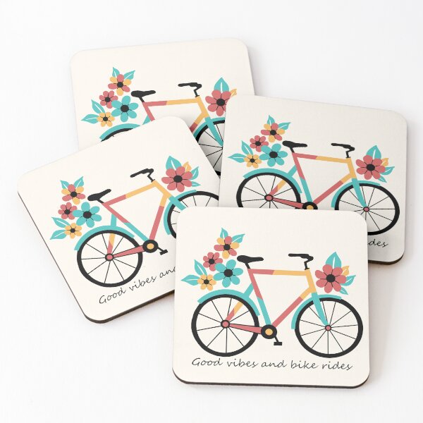 Item preview, Good vibes and bike rides  designed and sold by EvergreenWhimsy.