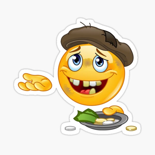 Item preview, Homeless Beggar Emoji designed and sold by Dlorelegend27.
